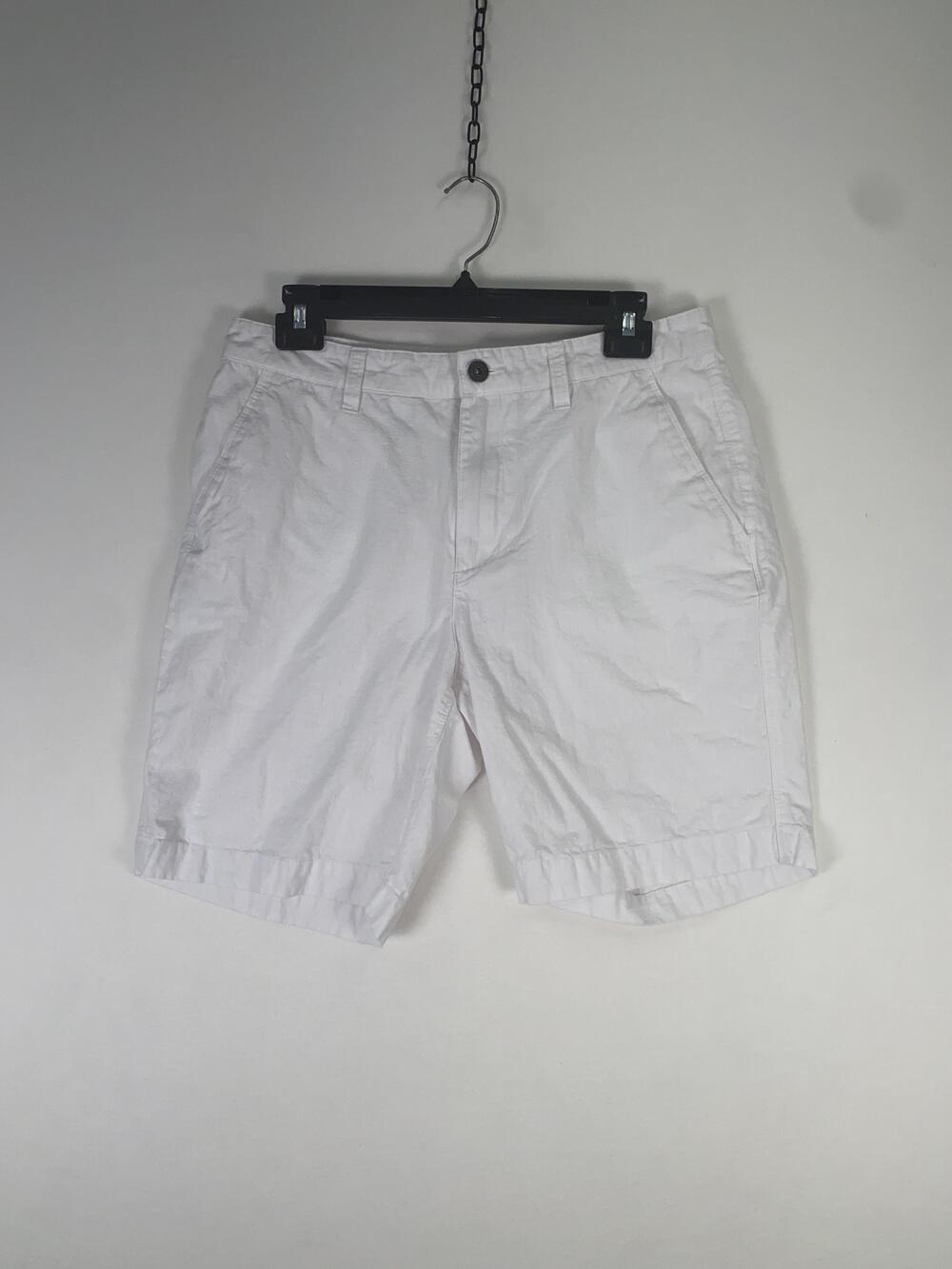 INC International Concepts Shorts Mens 31 White Chino Flat Front Casual Summer